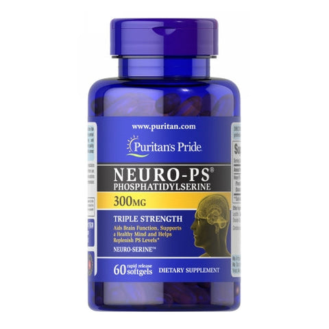 Puritan's Pride, Neuro-PS (Phosphatidylserine), 300 mg, 60 Softgels Puritan's Pride