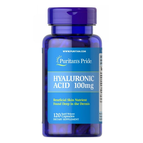 Puritan's Pride, Hyaluronic Acid, 100 mg, 120 Capsules Puritan's Pride