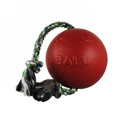 Jolly Romp-N-Roll Dog Toy 6" Red 1 Count by Jolly Pets