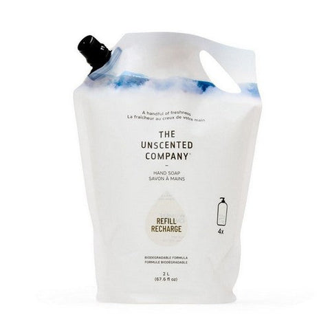 The Unscented Company, Hand Soap Unscented Refill Pouch, 67.6 Oz The Unscented Company
