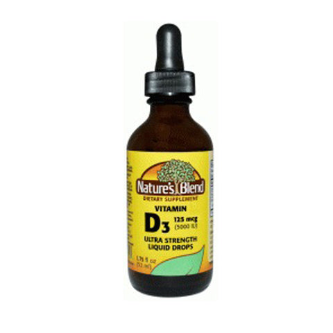 Nature's Blend, Vitamin D3 Drops, 125 Mcg, 1.75 Oz Nature's Blend