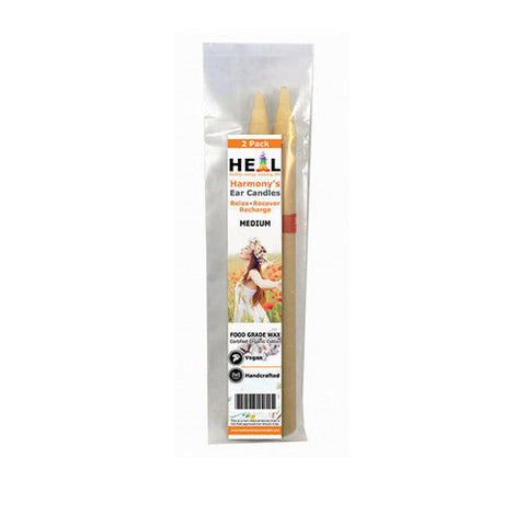 Medium Unscented Ear Candles 2 Count by Harmony