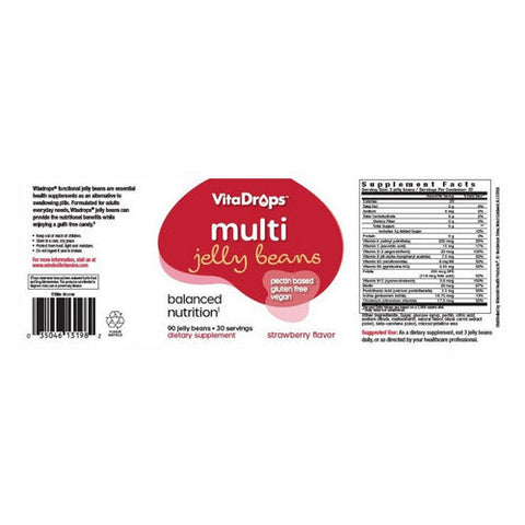 Vitadrops, Multivitamin Jellybeans, 90 Count Vitadrops