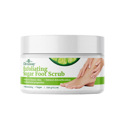 Citrus Way, Exfoliating Sugar Foot Scrub, 8.5 Oz Citrus Way
