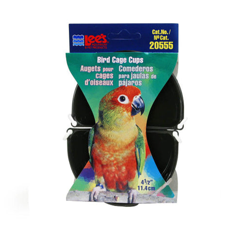 Lee's Aquarium & Pet Products, Lee's Aquarium & Pet Products Bird Cage Cup, Assorted, 1 Each/4.5 in, 2 Pack Lee's Aquarium & Pet Products