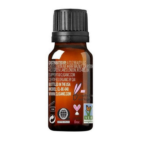 Cliganic, Drop Of Exhilaration Organic Rosemary Essential Oil, 0.34 Oz Cliganic