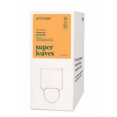 Attitude, Super Leaves Shower Gel Energizing Orange Leaves, 2 Litre Attitude