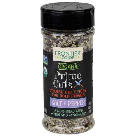 Frontier Coop, Organic Prime Cuts Salt And Pepper, 4.09 Oz Frontier Coop