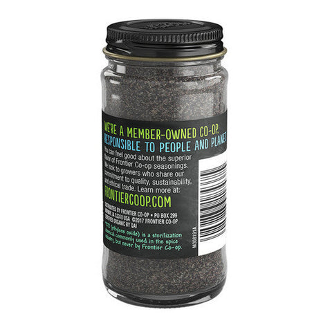 Frontier Coop, Organic Black Pepper Medium Grind, 1.80 Oz Frontier Coop