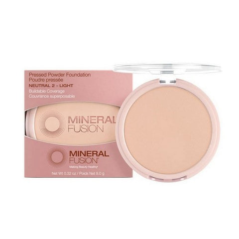 Mineral Fusion, Pressed Powder Foundation Neutral 2 Light, 0.32 Oz Mineral Fusion