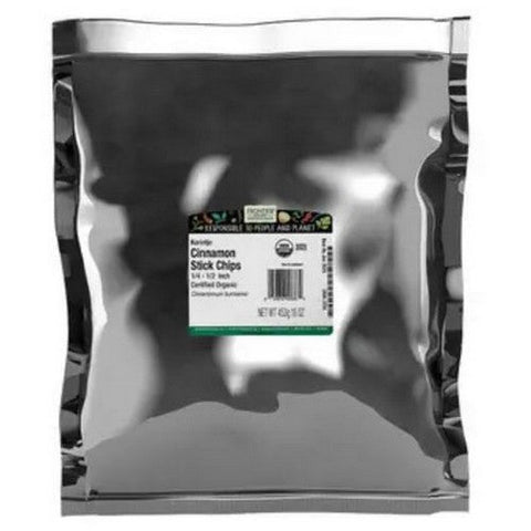 Frontier Coop, Organic Korintje Cinnamon Stick Chips 1/4", 1 Lb