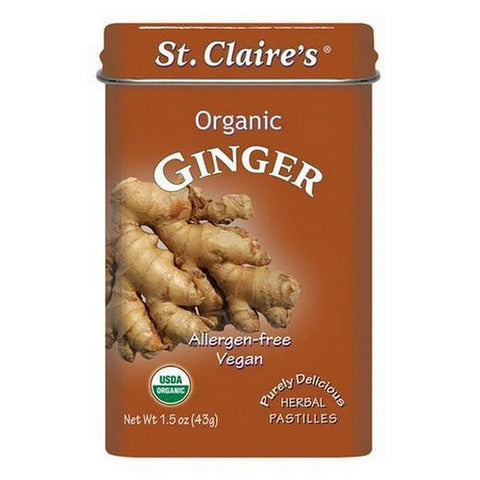 Organics Ginger Snaps 1.5 Oz by St.Claires Organics