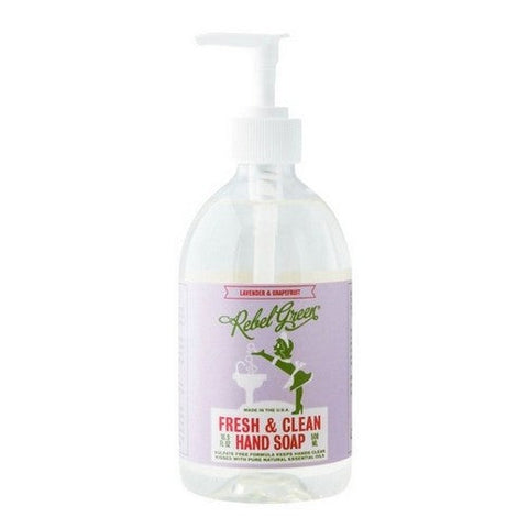 Rebel Green, Hand Soap Lavender And Grapefruit, 16.9 Oz Rebel Green