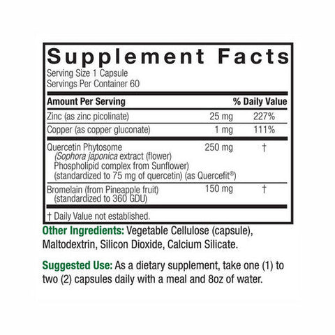 Nature's Answer, Quercetin Blend, 60 Caps Nature's Answer
