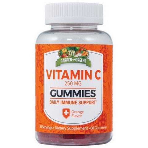Garden Greens, Vitamin C Gummies, 250 mg, 60 Count Garden Greens