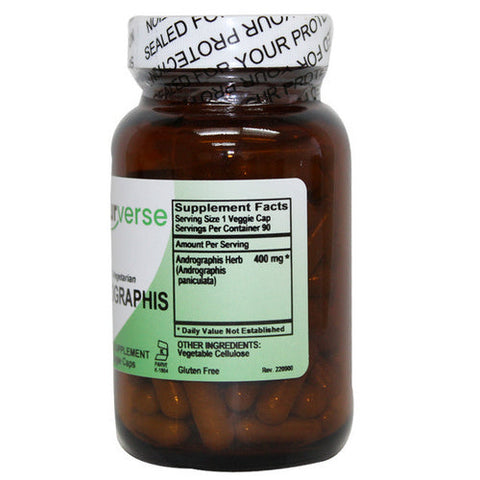Naturverse, Andrographis Powder Capsules, 90 VegCaps
