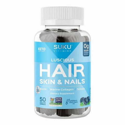 SUKU Vitamins, Luscious Hair, 50 Gummies SUKU Vitamins