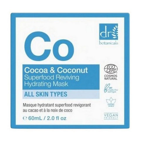 Dr Botanicals, Cocoa And Coconut Superfood Reviving Hydrating Mask, 2 Oz Dr Botanicals