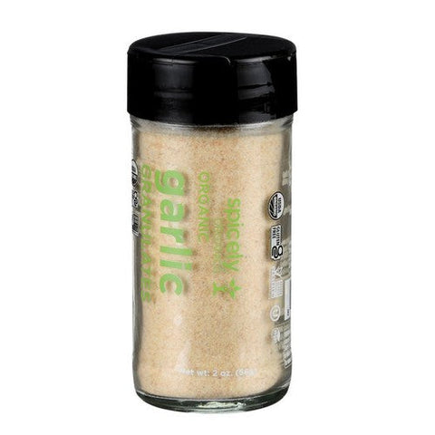 Spicely Organics, Organic Garlic Granulates, 2 Oz (Case Of 3) Spicely Organics