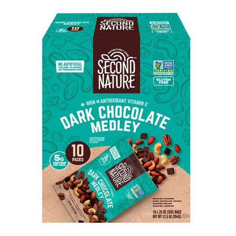 Second Nature, Dark Chocolate Medley Mix, 12.5 Oz (Case Of 4) Second Nature