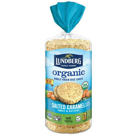 Lundberg, Organic Rice Cakes Salted Caramel, 11 Oz (Case Of 6) Lundberg