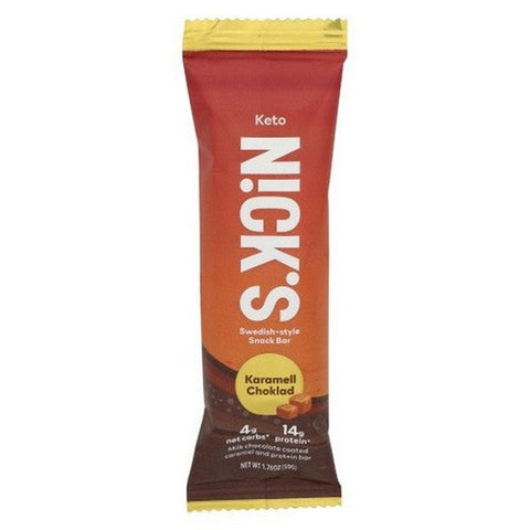 Aceso, Karamell Choklad Protein Bar Keto, 1.76 Oz(Case Of 12) Aceso
