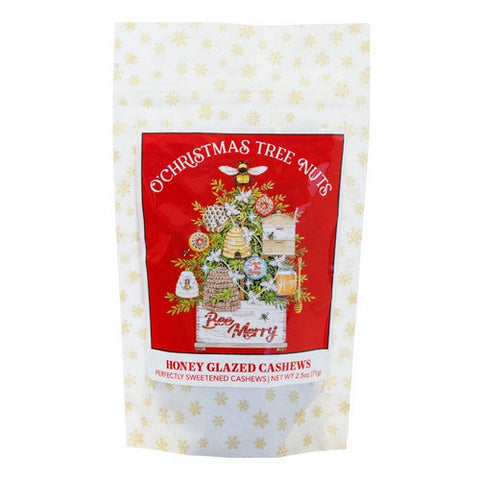 Maisie Janes, Honey Glazed Cashew Nuts Christmas, 2.5 Oz(Case Of 12) Maisie Janes