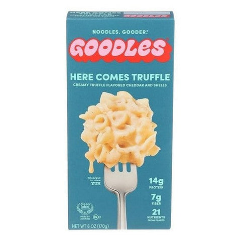 Goodles, Here Comes Truffle Protein Macaroni Cheese, 6 Oz(Case Of 12) Goodles