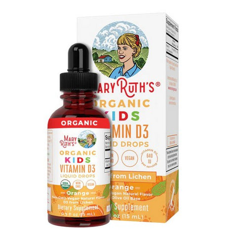 Organic Kids Vitamin D3 Liquid Drops 0.5 Oz by MaryRuth's