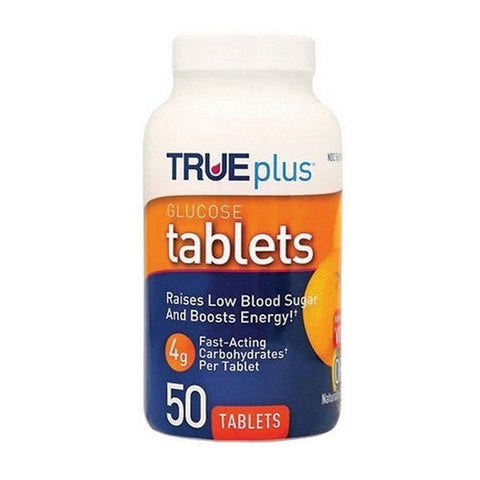 True Plus Lancet, Glucose Tablets Orange, 50 Tabs True Plus Lancet
