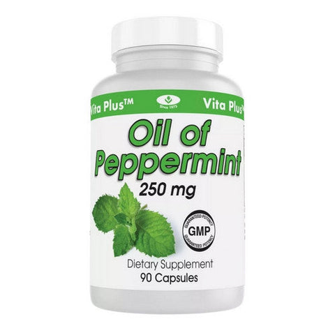 Vita plus, Peppermint Oil Enteric Coated, 90 Capsules Vita plus