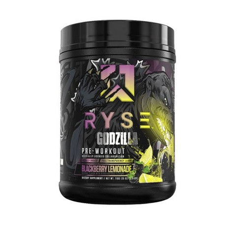 Ryse Supplements, Godzilla Pre-Workout Blackberry Lemonade, 790 Grams Ryse Supplements