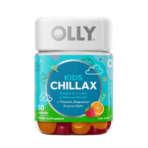 Olly, Kids Chillax Gummies Sunny Sherbet, 50 Count Olly