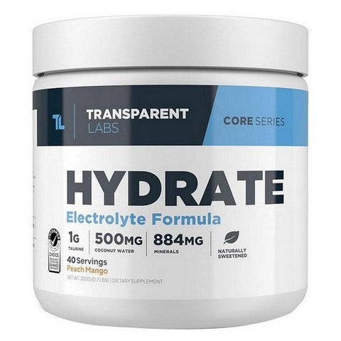 Transparent Labs, Peach Mango Hydrate, 11.04 Oz Transparent Labs