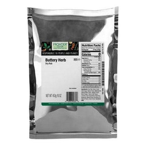 Frontier Coop, Buttery Herb Dry Rub, 1 Lb Frontier Coop