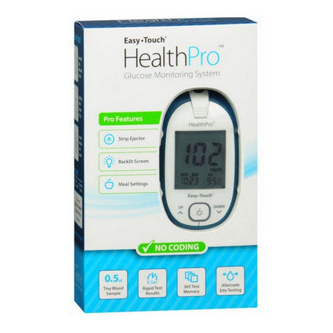 Easy Touch, Healthpro Glucose Monitoring System, 1 Count Easy Touch