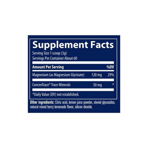 Trace Minerals, Magnesium Glycinate Grape Powder, 180 Grams Trace Minerals