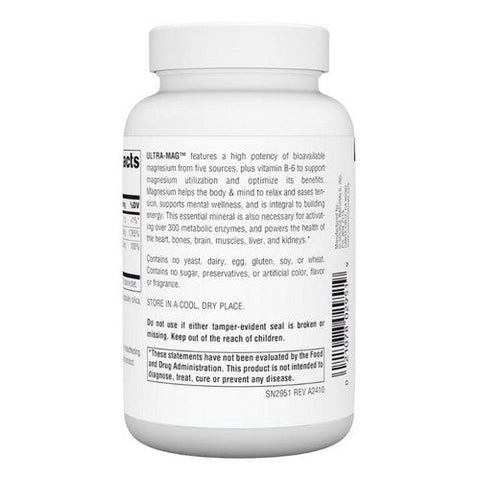 Source Naturals, Ultra Magnesium, 90 Veggie Capsules Source Naturals