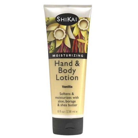 Shikai, All Natural Hand And Body Lotion Vanilla, 8 Oz Shikai