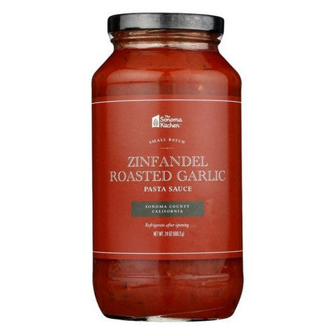 The Sonoma Kitchen, Zinfandel Roasted Garlic Pasta Sauce, 24 Oz (Case Of 6) The Sonoma Kitchen