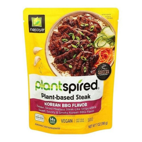 Nasoya, Plantspired Plant Based Steak Korean BBQ Flavor, 7 Oz (Case Of 6) Nasoya
