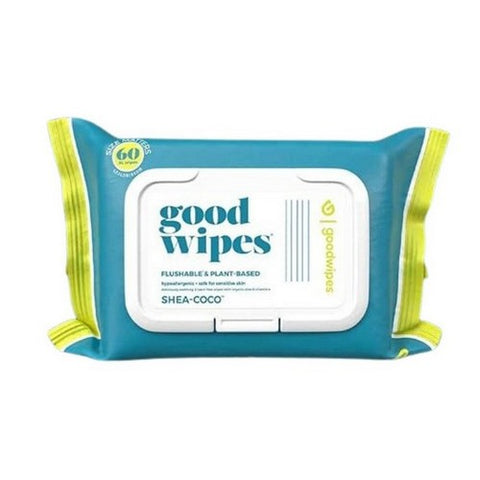 Goodwipes, Flushable And Plant Based Wipes, 60 Count (Case Of 6) Goodwipes