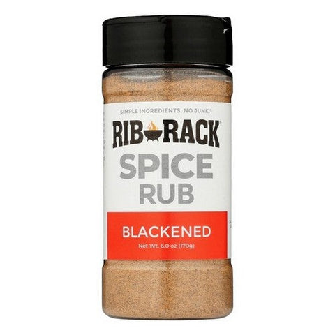 Rib Rack, Rub Spice Rub Blackened, 6 Oz (Case Of 6) Rib Rack