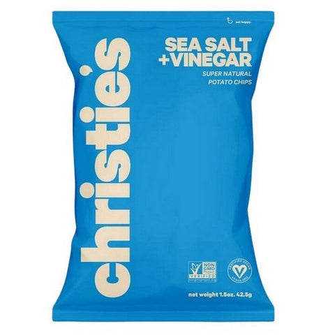Christie's, Potato Chips Sea Salt And Vinegar, 1.5 Oz (Case Of 18) Christie's