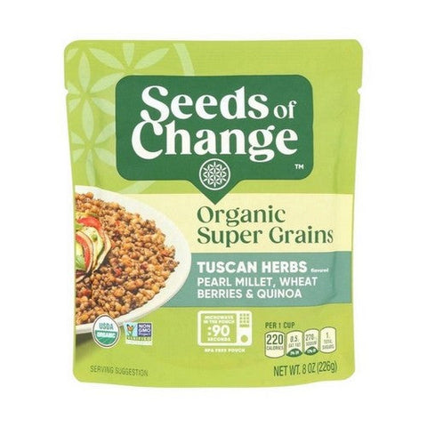 Seeds of Change, Super Grain Seeds Tuscan Herbs, 8 Oz (Case Of 6) Seeds of Change