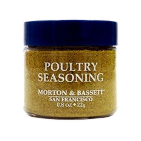 Morton & Bassett, Poultry Seasoning, 0.8 Oz (Case Of 3) Morton & Bassett