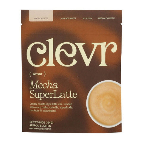 Clevr, Instant Superlatte Mocha, 6.8 Oz (Case Of 6) Clevr