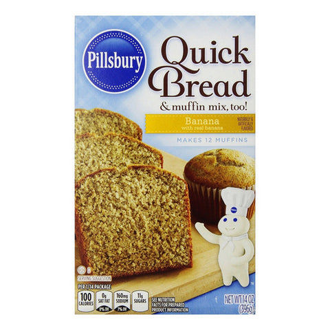 Quick Bread Banana Mix 14 Oz (Case Of 12) by Pillsbury
