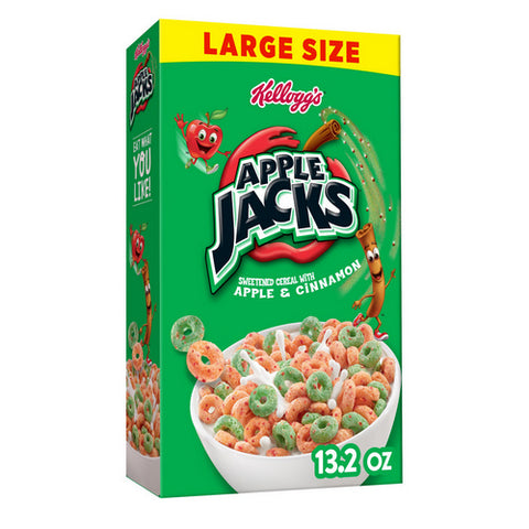 Apple Jacks And Cinnamon Cereal 13.2 Oz (Case Of 10) by Kellogg's