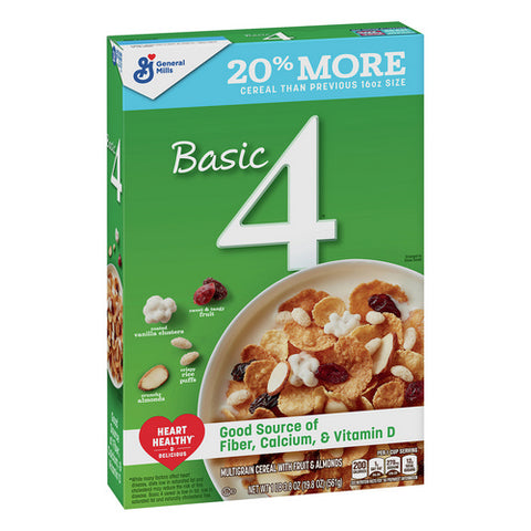 Basic 4 Multigrain Cereal With Fruit And Almonds 19.8 Oz (Case Of 6) by General Mills